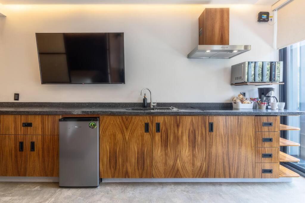 メキシコシティL204 Studio Apt 2Bdrm 1Bath Fits 6 Ac Rooftopアパートメント エクステリア 写真